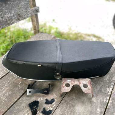 Jok GL 100 Kulit MBTECH ANTI GEMBOS Fullset Engsel + Pangkon JOK GL100