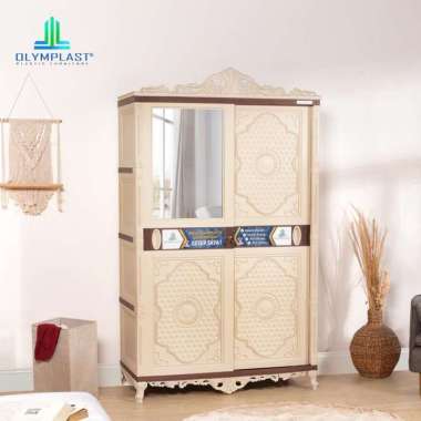 Olymplast Lemari Pakaian Sliding 2 Pintu / OTC SL Classic - free pengiriman serang cilegon