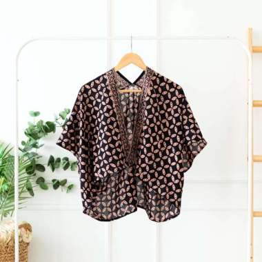 OUTER CROP ATASAN BATIK MODERN WANITA CROP OUTER BATIK CARDIGAN BATIK OUTER CROP PENDEK KONDANGAN BA