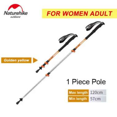 TREKKING POLE NATUREHIKE NH17D001-Z TONGKAT HIKING ALUMINIUM 120 CM GOLD