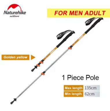 TREKKING POLE NATUREHIKE NH17D001-Z TONGKAT HIKING ALUMINIUM 135 CM GOLD