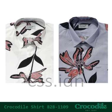 Kemeja Pria Lengan Pendek Crocodile 828-1109 Putih S