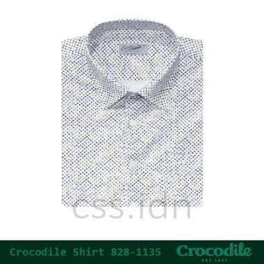 Kemeja Pria Lengan Pendek Crocodile 828-1135 Putih S