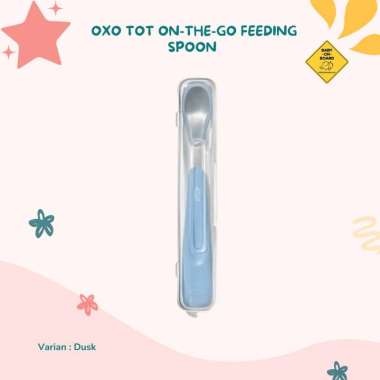 OXO Tot On-The-Go Feeding Spoon / Peralatan Makan Bayi Dusk