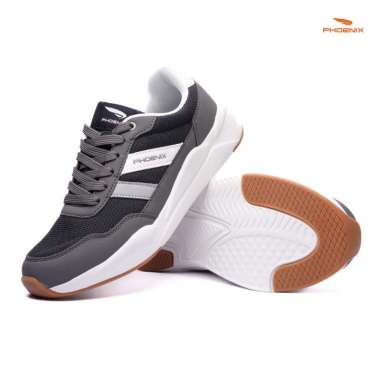 PHOENIX - Sepatu Sneakers Pria - Hikaru | Sneakers atau Daily Shoes Dewasa dengan Sol Empuk, Bouncy