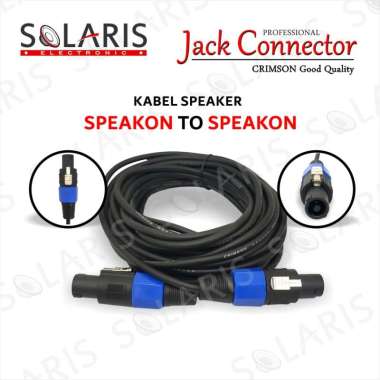 Kabel Speaker Jack Speakon to Speakon Audio Crimson 10 Meter