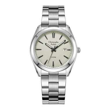 Jam Tangan Pria Christophe Arden CA 2001 MD BSSLG Men Analog Dial Steel Strap