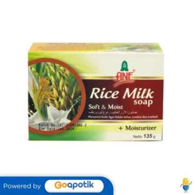 AINIE RICE MILK SOAP SOFT & MOIST 135 GRAM