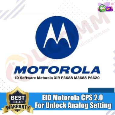 Entitlement Id Motorola CPS 2.0 EID Motorola For Unlock Analog Setting Eid Untuk Buka Settingan Anal