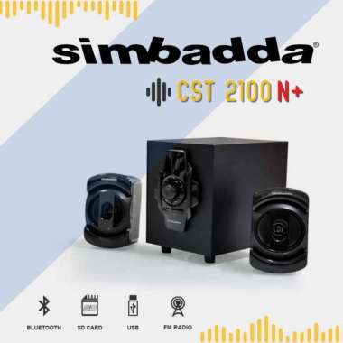 SPEAKER BLUETOOTH SIMBADDA CST 2100N+ / SUBWOOFER BASS MUSIC PLAYER