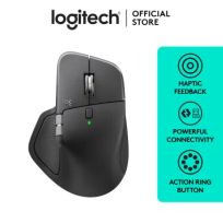 Logitech MX Master 4 Performance Mouse Wireless Bluetooth USB-C Port Graphite