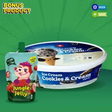 Promo Harga Diamond Ice Cream Stroberi 700 ml - Blibli