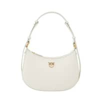 [6.6UNCANG HARGA] Pinko Mini Love Half Moon Simply Shoulder Bag White