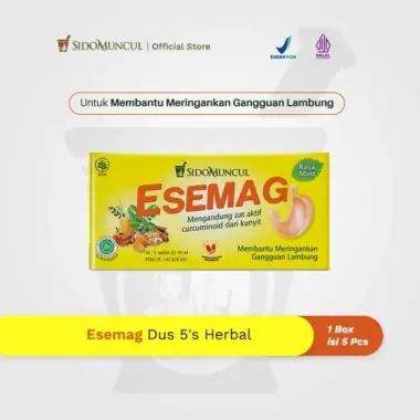 SIDOMUNCUL Esemag Cair [5 Pcs] - Sakit Perut Lambung Maag Perih