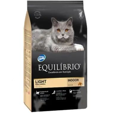 Equilibrio Adult Light Indoor 1.5kg Makanan Kucing Premium Rendah Kalori