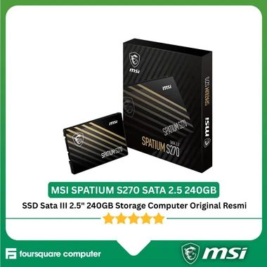 MSI SPATIUM S270 960GB SATA SSD 2.5インチ Amazon.co.jp: MSI