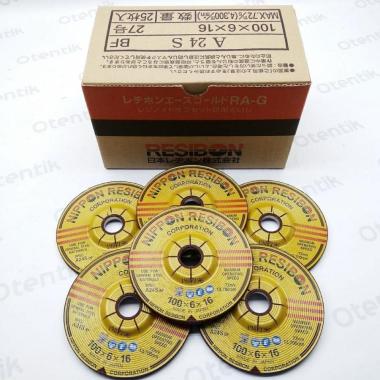 NIPPON RESIBON 4 INCI X 6 MM - NIPON RESIBON BATU GERINDA POLES 4x6