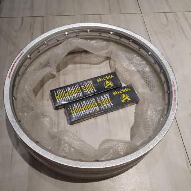 Velg aloy Titans 17 x 160 Silver Exel 1set Jari Crome Vultus CRV