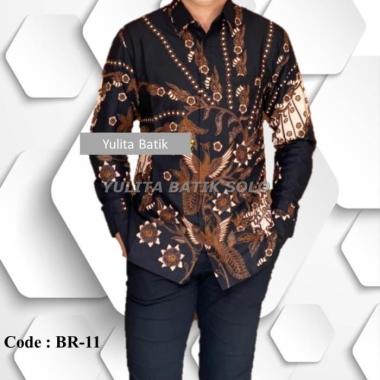 BAJU KERJA BATIK PRIA HERMA PUTRA KUALITAS PREMIUM UKURAN JUMBO XXXL