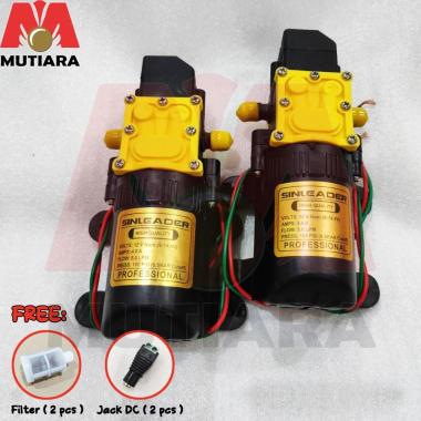 Paket 2 Pcs Pompa DC 12V 5 LPM 100 Psi SINLEADER Colok Colok