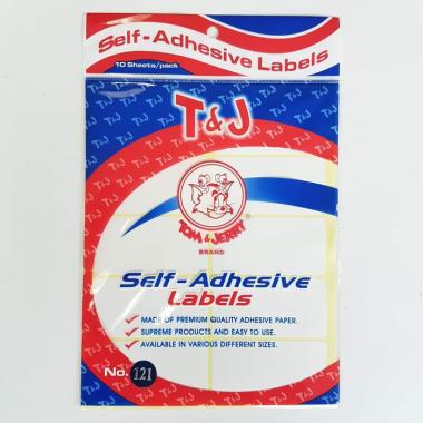 [ PAD ] Kertas Label / Sticker Label - T&J No. 98 / 103 / 112 / 121 (Hampir semua ukuran ada) MURAH 