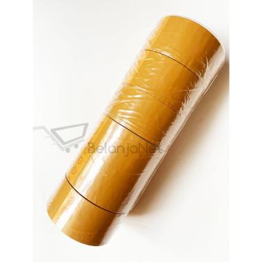 Lakban Daimaru 2 inch 90 yard [Bening & Cokelat] Cokelat