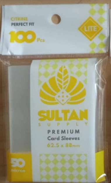 Sultan Supply 50Micron Lite 62,5x88mm Perfect Fit/Inner Sleeve-Citrine