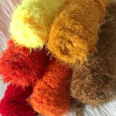 Tali Benang Rajut Bulu Halus Import Cashmere Plush Yarn LILAC
