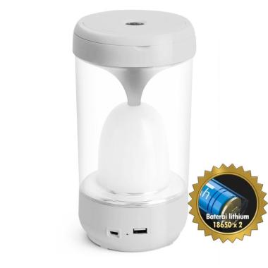 AOKI Lampu darurat baterai lithium power bank 40SMD 40JAM USB TERBAIK Multicolor