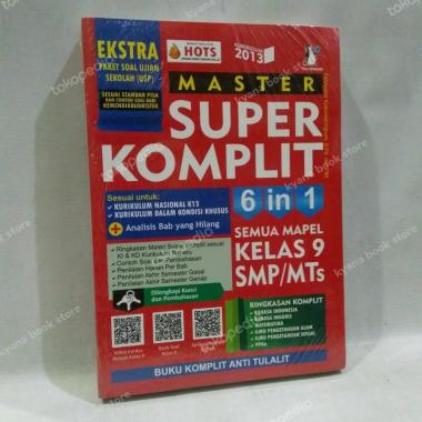 Buku Soal Master Super Komplit SMP/MTS Kelas 9