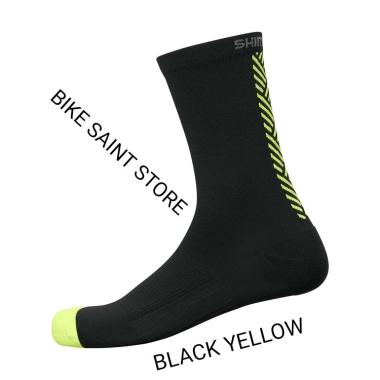 SHIMANO SOCKS ORI TALL ECWS 41-44 BLACK YELLOW