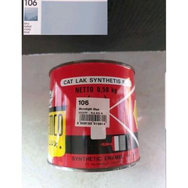 cat minyak kayu besi emco lux warna biru kabut 1/2 kg