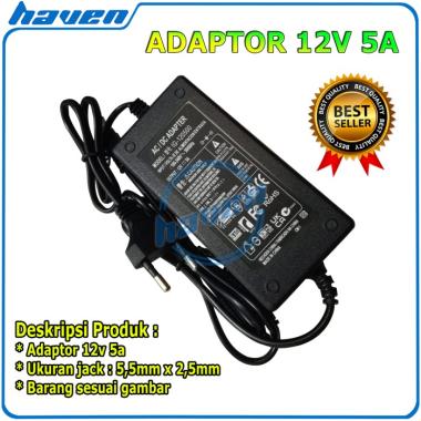 Adaptor 12v 5a Power Supply 12v 5A Switching Adapter CCTV 12V 5A