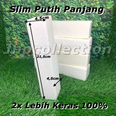 Foam bunga kering floral foam putih warna PUTIH KECIL