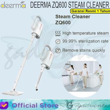 DEERMA ZQ600 STEAM CLEANER MULTIFUNGSI MOPPING ALAT PEL UAP