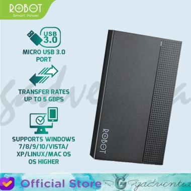Casing Hardisk External Robot RSHD10 2.5" USB 3.0 HDD SSD Enclosure