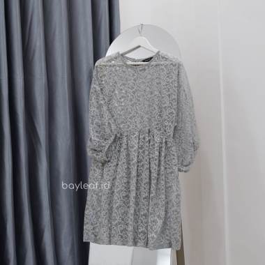 Bayleaf.id Shafira Blouse Brukat SILVER