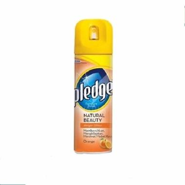 Pledge Lemon/ Orange 350 & 150 Ml Pengkilap Motor, Mobil, Kayu/ Mebel Orange/ Jeruk - 350 Gr