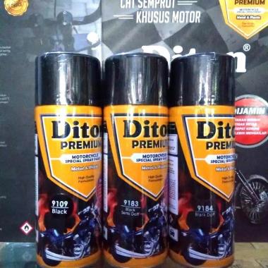 Pilox Diton Premium Black, Black Doff, Blk Metalik, Cler Act, Cler Dof Hitam