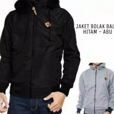 Promo Jaket Distro Bandung Murah Hitam - XXL