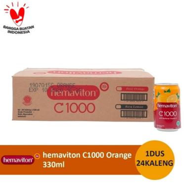 Hemaviton C1000 Orange 1 Dus (330ml/24 kaleng)