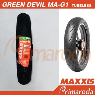 Ban Depan Motor Honda CBR150R 2011-2015 Tubeless MAXXIS 80/90 Ring 17 Green Devil