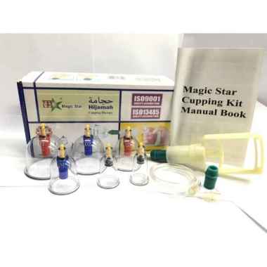MagicStar Alat Bekam isi 6 / Kop Angin / Hijamah Cupping Therapy