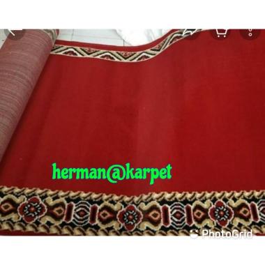 Karpet Masjid Karpet Musolah Polos Meteran Merah Polos