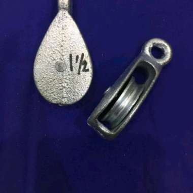 katrol burung single 11/2" kerekan tiang bendera 38mm