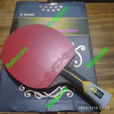 Bet Pingpong Tenis Meja 729 King 9 Star Karet Battle 2 Bat Friendship