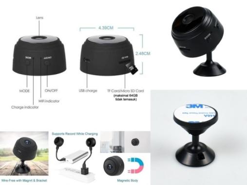KAMERA CERDAS JAPAN TECHNOLOGY KAMERA CCTV MINI SPY KAMERA TERSEMBUNYI