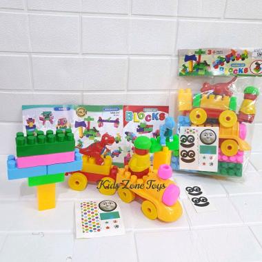 Mainan anak block lego anak - block orang kereta 5008DN