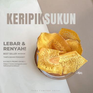 KERIPIK SUKUN RENYAH GURIH LEBAR SPECIAL @200gr BEST SELLER! Manis