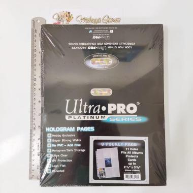Ultra Pro A4 A5 1p 2p 3p 4p 5p 8p 9p 10p 16p 18p Platinum Silver Page - 9p 9p - 11Hole